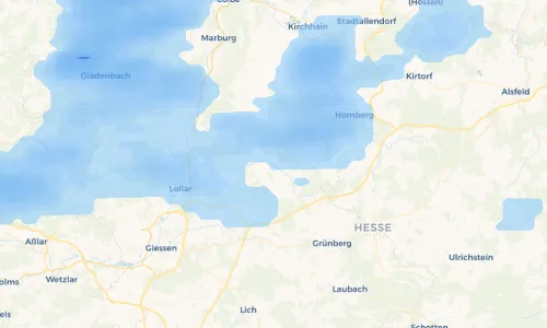 Regenradar Vorschaubild - Aktuelle Niederschläge in Londorf und Umgebung