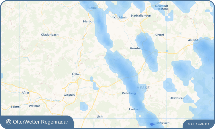 Widget-Vorschau für Londorf Wetter-Widget-Vorschau mit Vorhersagedaten für Londorf