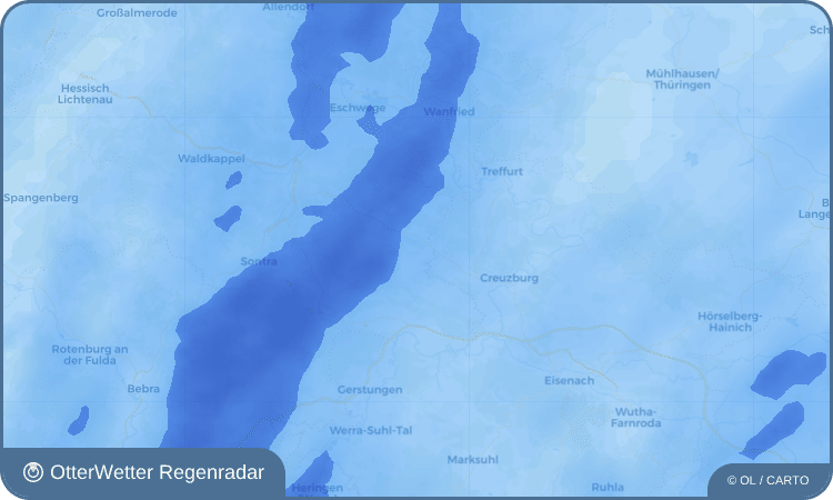 OtterWetter Regenradar-Widget Lüderbach