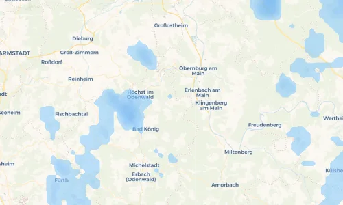 Regenradar Vorschaubild - Aktuelle Niederschläge in Lützel-Wiebelsbach und Umgebung