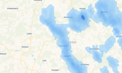 Regenradar Vorschaubild - Aktuelle Niederschläge in Lumda und Umgebung