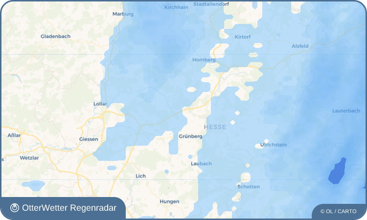 Widget-Vorschau für Lumda Wetter-Widget-Vorschau mit Vorhersagedaten für Lumda