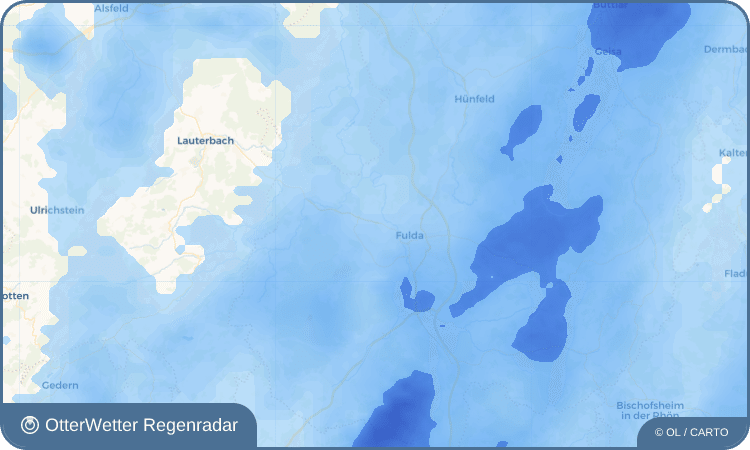 OtterWetter Regenradar-Widget Maberzell