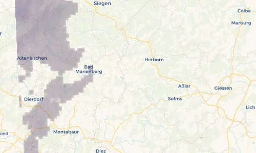 Regenradar Vorschaubild - Aktuelle Niederschläge in Mademühlen und Umgebung