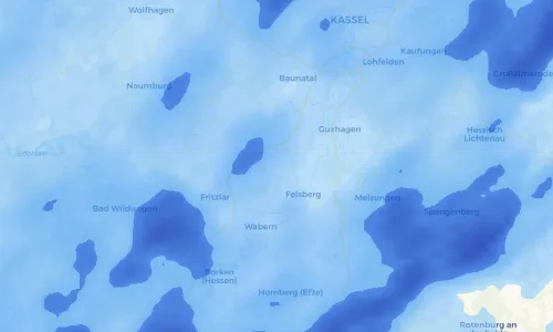 Regenradar Vorschaubild - Aktuelle Niederschläge in Maden und Umgebung