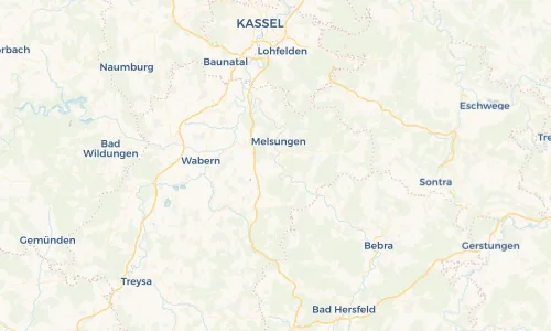 Regenradar Vorschaubild - Aktuelle Niederschläge in Malsfeld und Umgebung