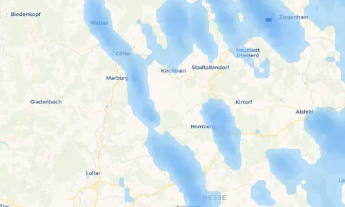 Regenradar Vorschaubild - Aktuelle Niederschläge in Mardorf und Umgebung