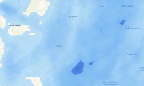 Regenradar Vorschaubild - Aktuelle Niederschläge in Margretenhaun und Umgebung
