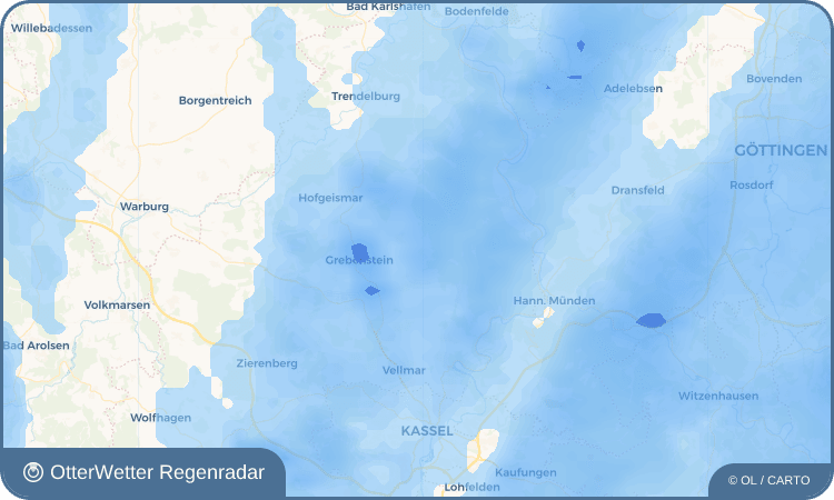 OtterWetter Regenradar-Widget Mariendorf