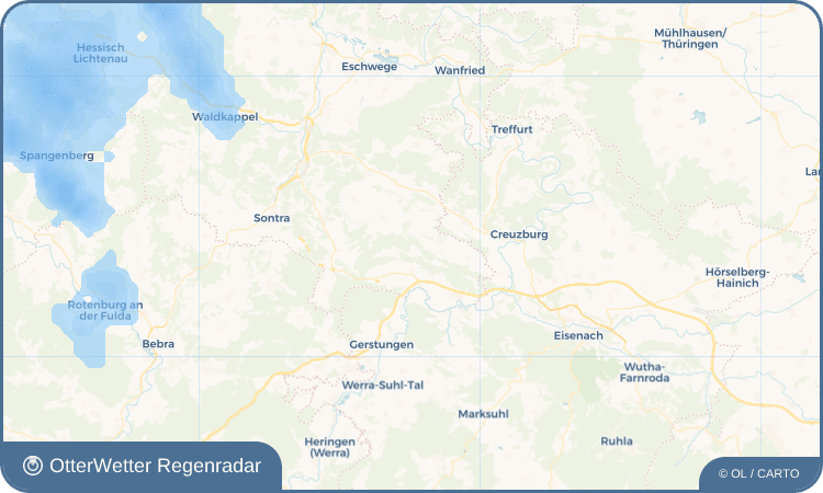 Wetter-Widget-Vorschau mit Vorhersagedaten für Markershausen