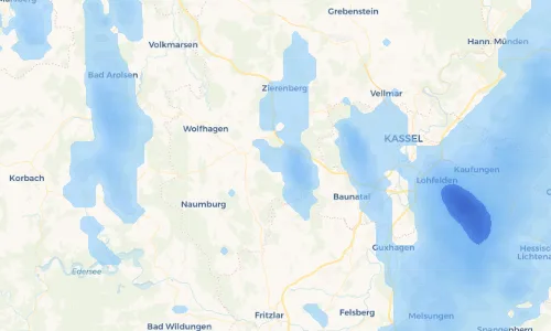 Regenradar Vorschaubild - Aktuelle Niederschläge in Martinhagen und Umgebung