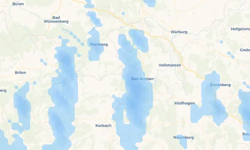 Regenradar Vorschaubild - Aktuelle Niederschläge in Massenhausen und Umgebung
