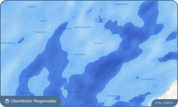 OtterWetter Regenradar-Widget Maulbach