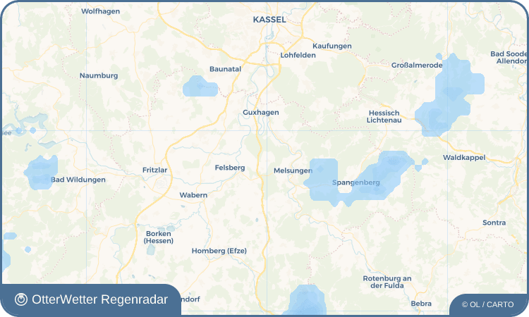 OtterWetter Regenradar-Widget Melgershausen