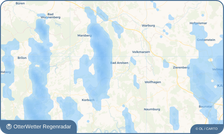 OtterWetter Regenradar-Widget Mengeringhausen