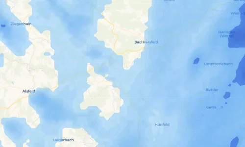 Regenradar Vorschaubild - Aktuelle Niederschläge in Mengshausen und Umgebung