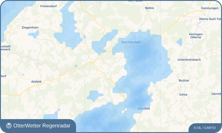 Widget-Vorschau für Mengshausen Wetter-Widget-Vorschau mit Vorhersagedaten für Mengshausen