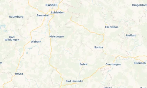 Regenradar Vorschaubild - Aktuelle Niederschläge in Metzebach und Umgebung
