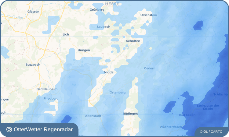 OtterWetter Regenradar-Widget Michelnau