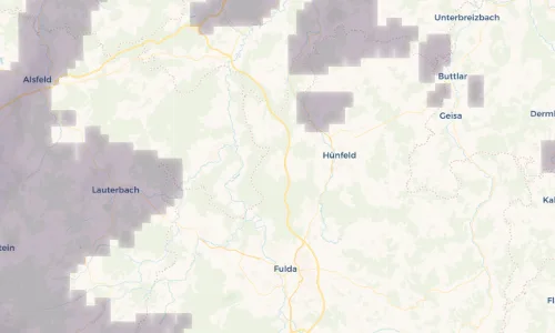 Regenradar Vorschaubild - Aktuelle Niederschläge in Michelsrombach und Umgebung