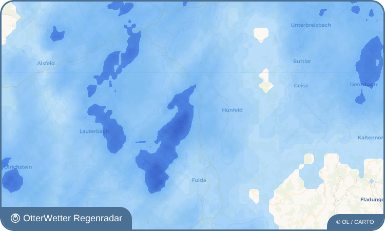 OtterWetter Regenradar-Widget Michelsrombach