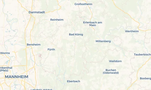 Regenradar Vorschaubild - Aktuelle Niederschläge in Michelstadt und Umgebung