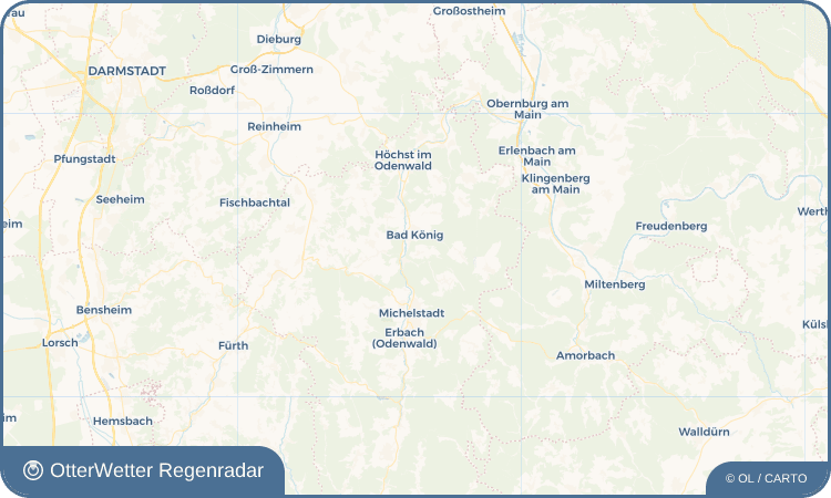Wetter-Widget-Vorschau mit Vorhersagedaten für Momart