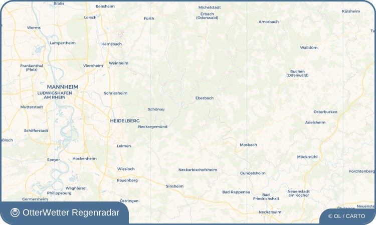 OtterWetter Regenradar-Widget Moosbrunn
