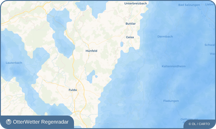 OtterWetter Regenradar-Widget Morles