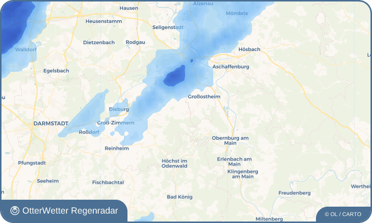 Widget-Vorschau für Mosbach Wetter-Widget-Vorschau mit Vorhersagedaten für Mosbach