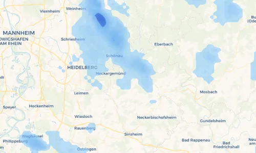 Regenradar Vorschaubild - Aktuelle Niederschläge in Mückenloch und Umgebung
