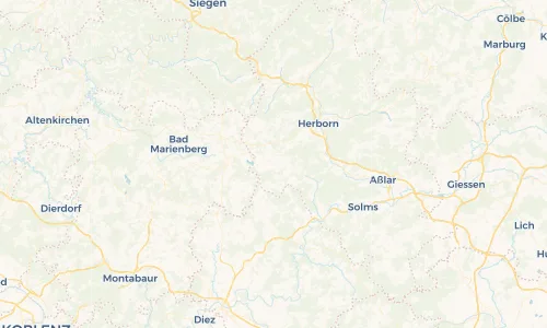 Regenradar Vorschaubild - Aktuelle Niederschläge in Münchhausen und Umgebung