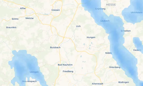 Regenradar Vorschaubild - Aktuelle Niederschläge in Münzenberg und Umgebung
