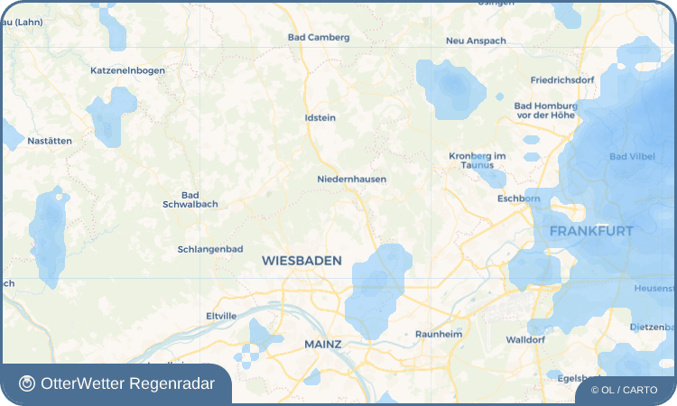 OtterWetter Regenradar-Widget Naurod