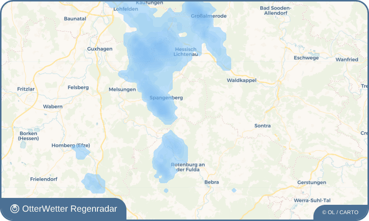 Wetter-Widget-Vorschau mit Vorhersagedaten für Nausis