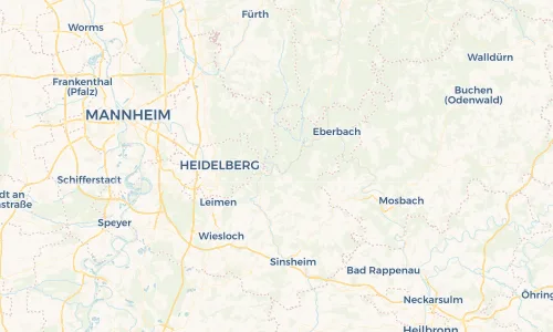 Regenradar Vorschaubild - Aktuelle Niederschläge in Neckarsteinach und Umgebung