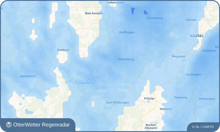 OtterWetter Regenradar-Widget Netze