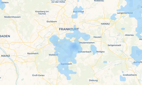 Regenradar Vorschaubild - Aktuelle Niederschläge in Neu-Isenburg und Umgebung