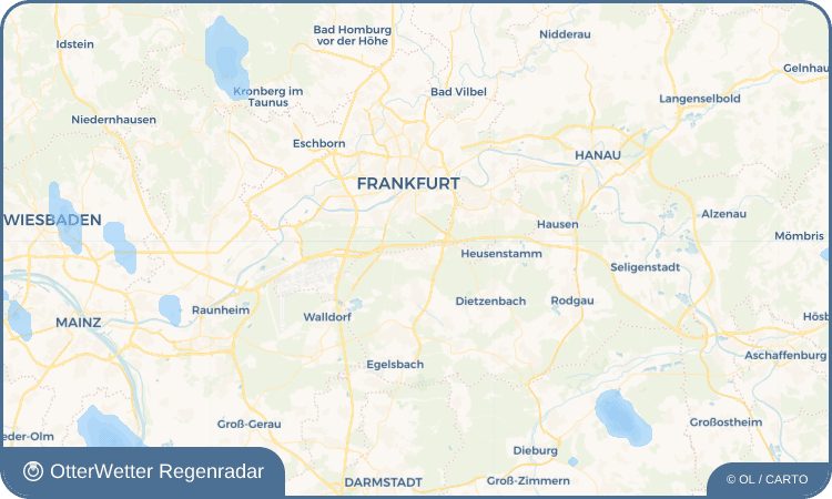 OtterWetter Regenradar-Widget Neu-Isenburg