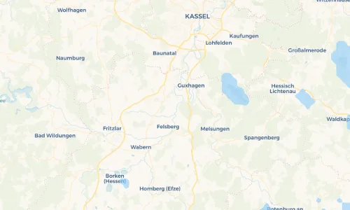 Regenradar Vorschaubild - Aktuelle Niederschläge in Neuenbrunslar und Umgebung