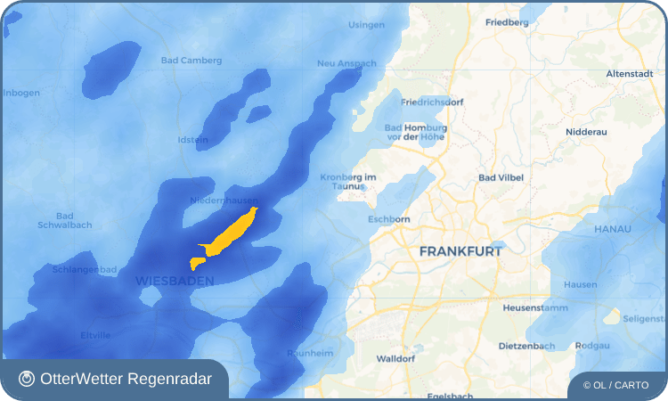 OtterWetter Regenradar-Widget Neuenhain