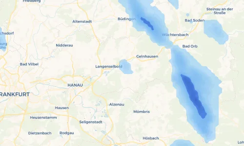 Regenradar Vorschaubild - Aktuelle Niederschläge in Neuenhaßlau und Umgebung