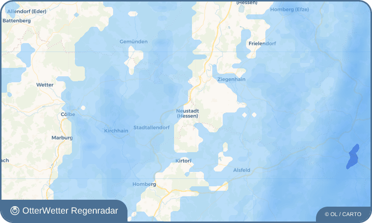 OtterWetter Regenradar-Widget Neustadt (Hessen)