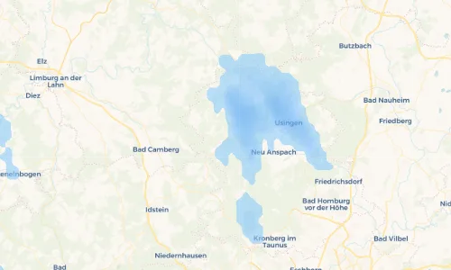 Regenradar Vorschaubild - Aktuelle Niederschläge in Neuweilnau und Umgebung