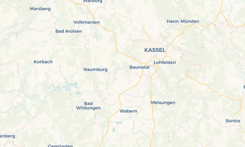 Regenradar Vorschaubild - Aktuelle Niederschläge in Niedenstein und Umgebung