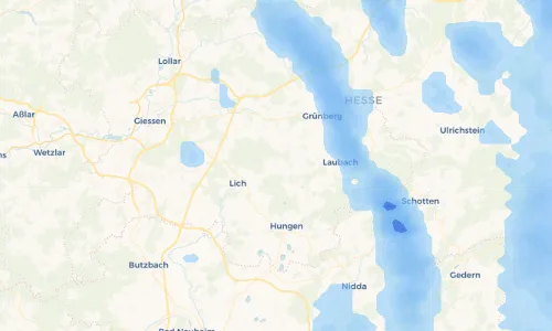 Regenradar Vorschaubild - Aktuelle Niederschläge in Nieder-Bessingen und Umgebung