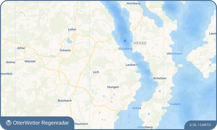 OtterWetter Regenradar-Widget Nieder-Bessingen