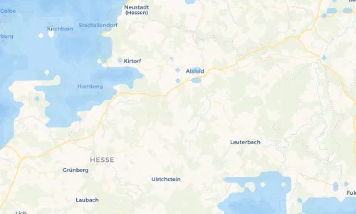 Regenradar Vorschaubild - Aktuelle Niederschläge in Nieder-Breidenbach und Umgebung