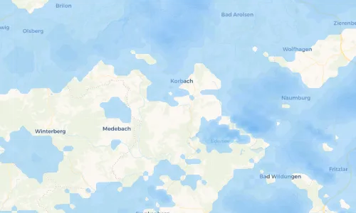 Regenradar Vorschaubild - Aktuelle Niederschläge in Nieder-Ense und Umgebung