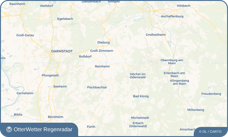 OtterWetter Regenradar-Widget Nieder-Klingen